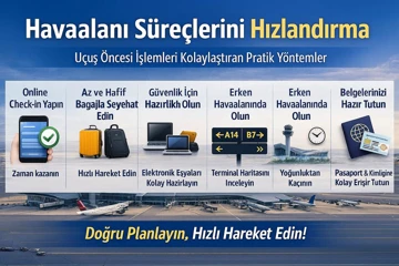 Havaalanında İşlemleri Hızlandıran Yöntemler