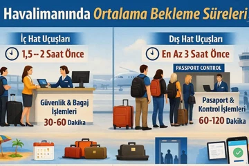 Havalimanında Ortalama Bekleme Süreleri